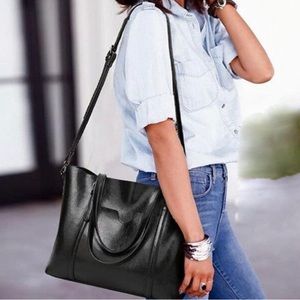 Soft LeatherTote with Strap